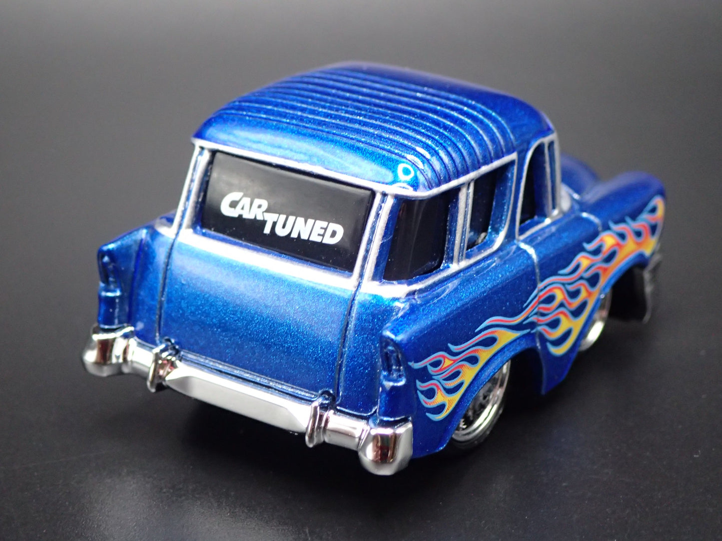 1956 56 CHEVY CHEVROLET NOMAD WAGON TUNED 1:64 SCALE DIORAMA DIECAST MODEL CAR