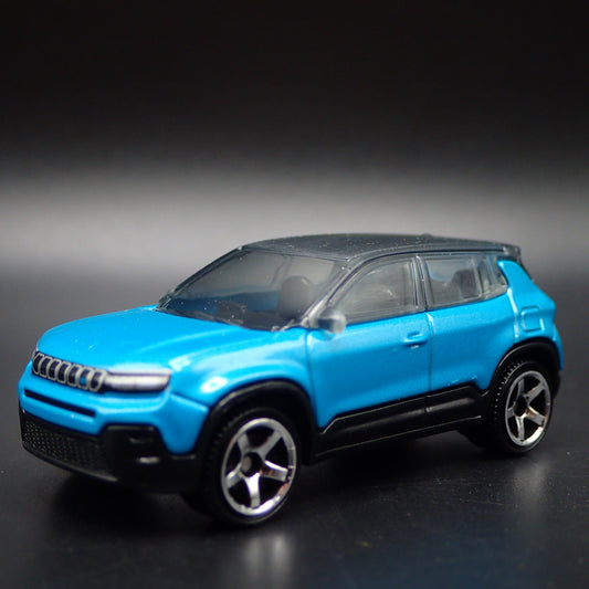 2023-2025 JEEP AVENGER 4 FOUR DOOR SUV BLUE 1/64 SCALE DIORAMA DIECAST MODEL CAR