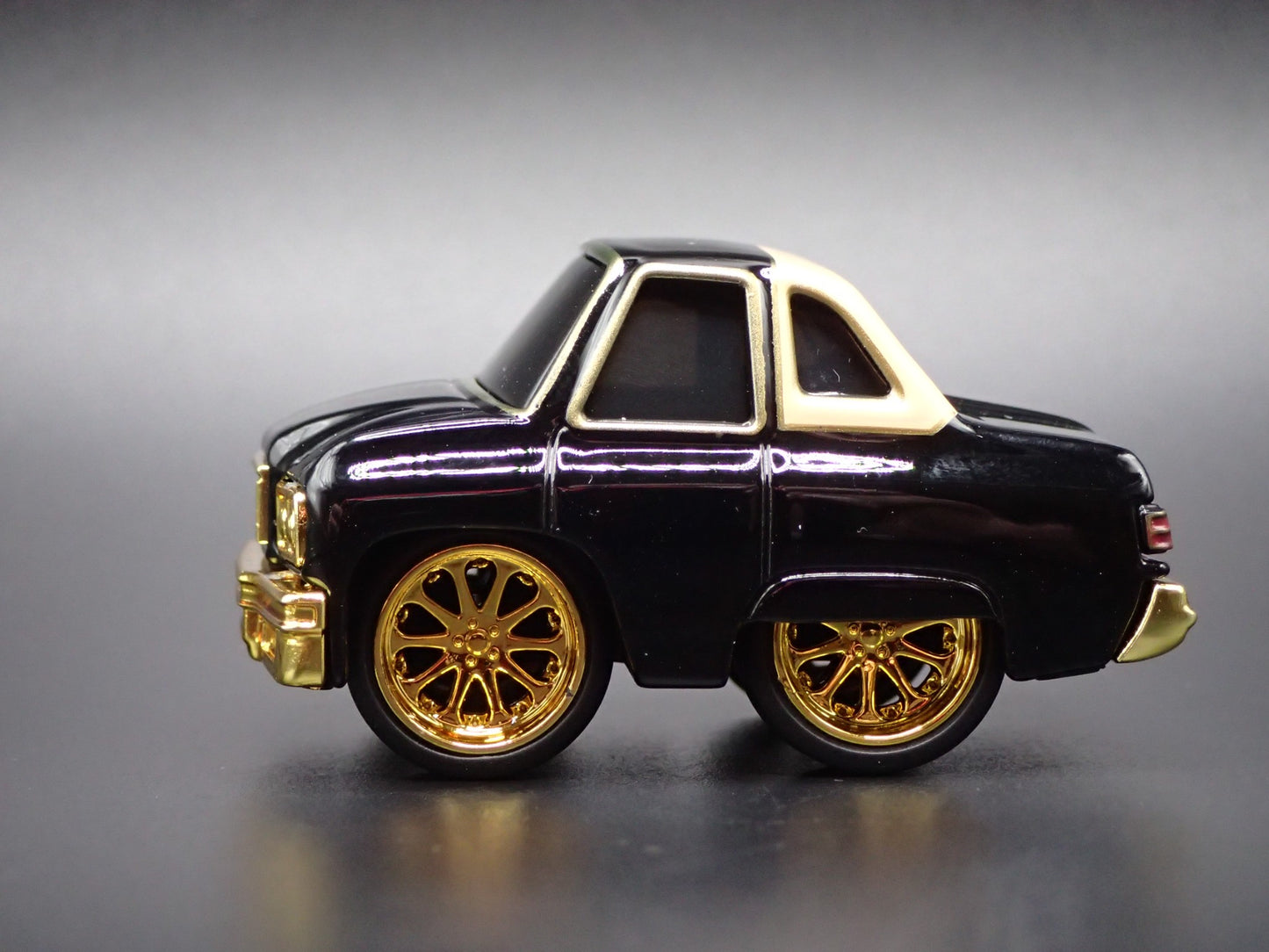 1975 75 CHEVY CHEVROLET IMPALA CAR TUNED BLACK 1:64 SCALE DIECAST MODEL CAR