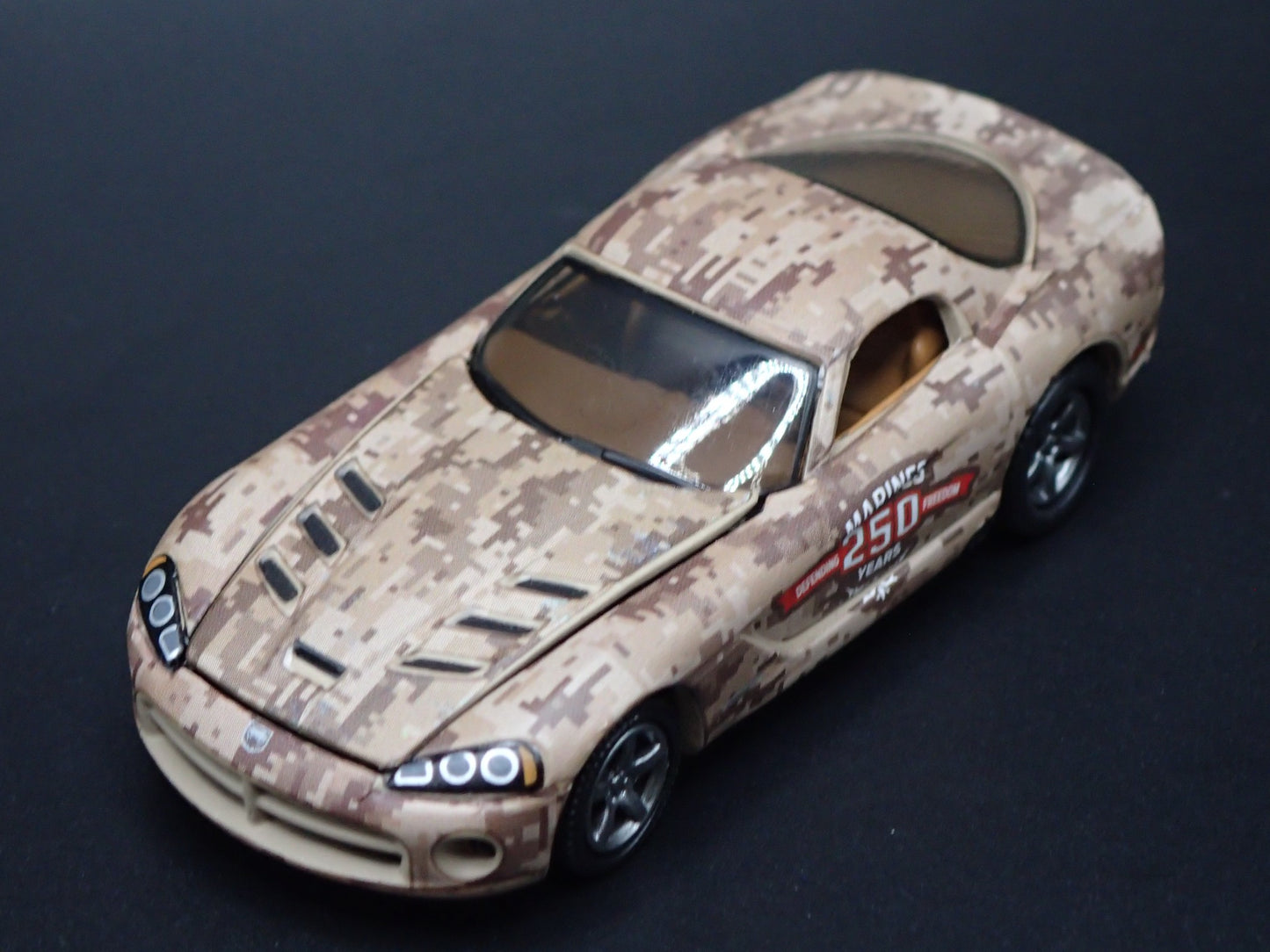 2008-2010 DODGE VIPER SRT10 MARINES 250 ANNIVERSARY 1/64 SCALE DIECAST MODEL CAR