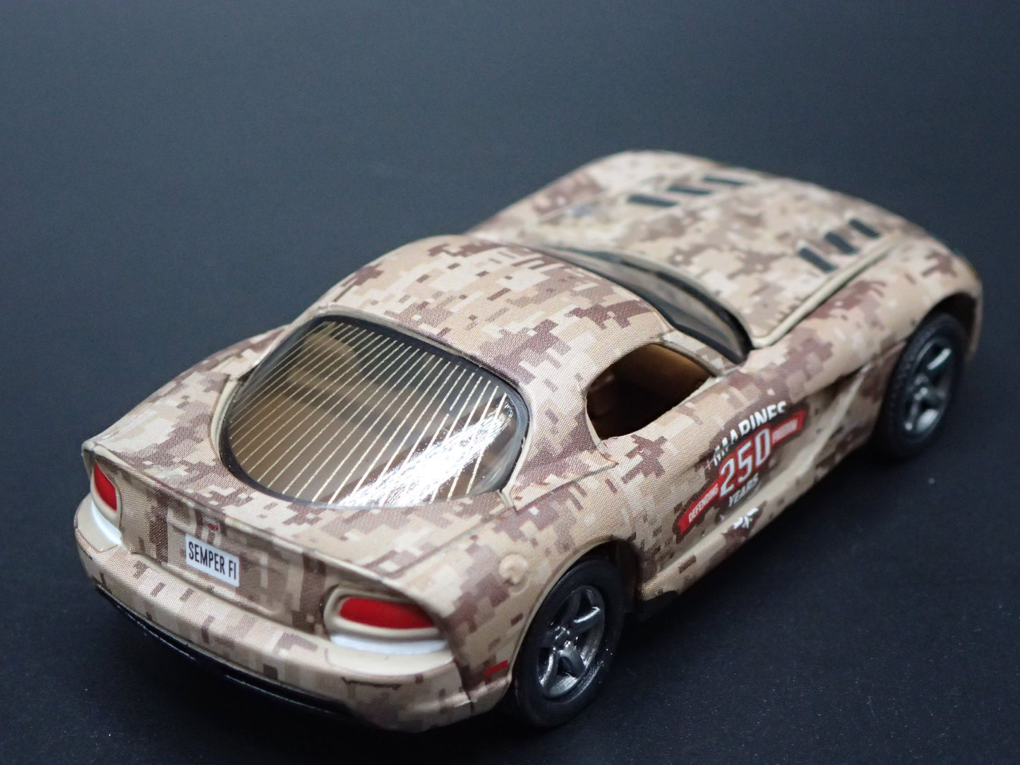 2008-2010 DODGE VIPER SRT10 MARINES 250 ANNIVERSARY 1/64 SCALE DIECAST MODEL CAR