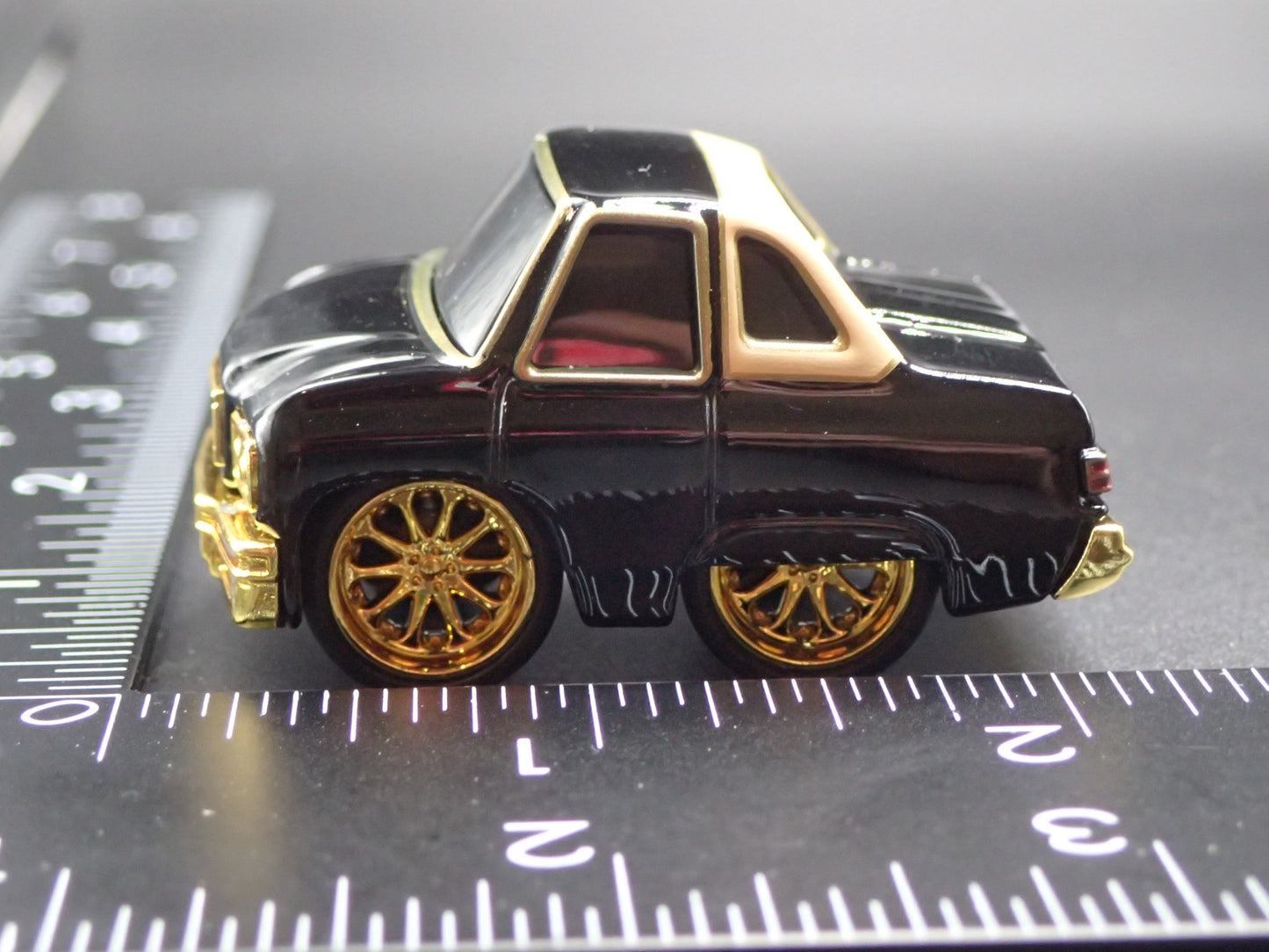 1975 75 CHEVY CHEVROLET IMPALA CAR TUNED BLACK 1:64 SCALE DIECAST MODEL CAR