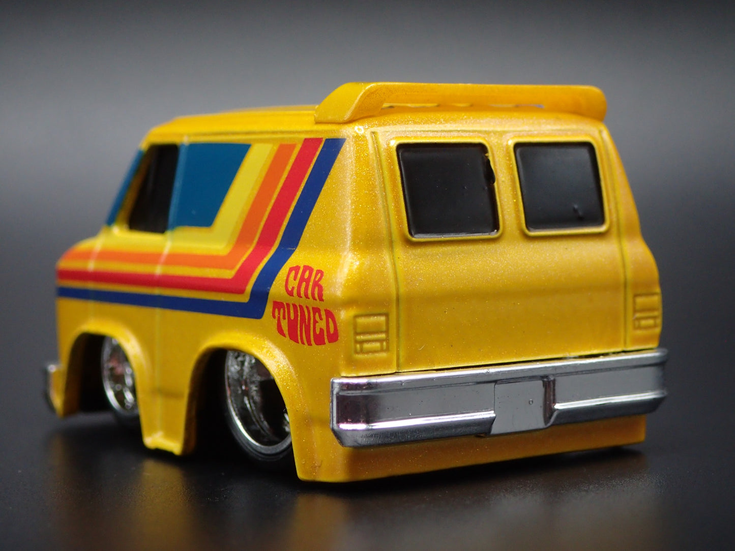 1979 79 GMC VANDURA PANEL VAN CAR TUNED YELLOW 1/64 SCALE DIECAST MODEL CAR