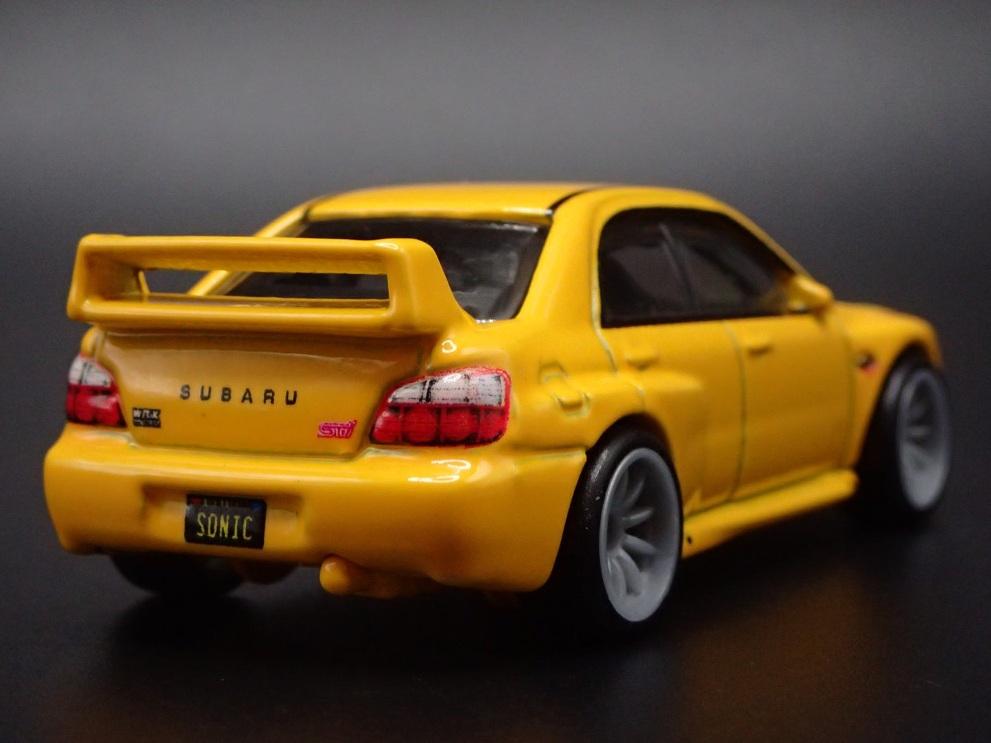 2001-2003 SUBARU WRX BUG EYED 1:64 SCALE COLLECTIBLE DIORAMA DIECAST MODEL CAR