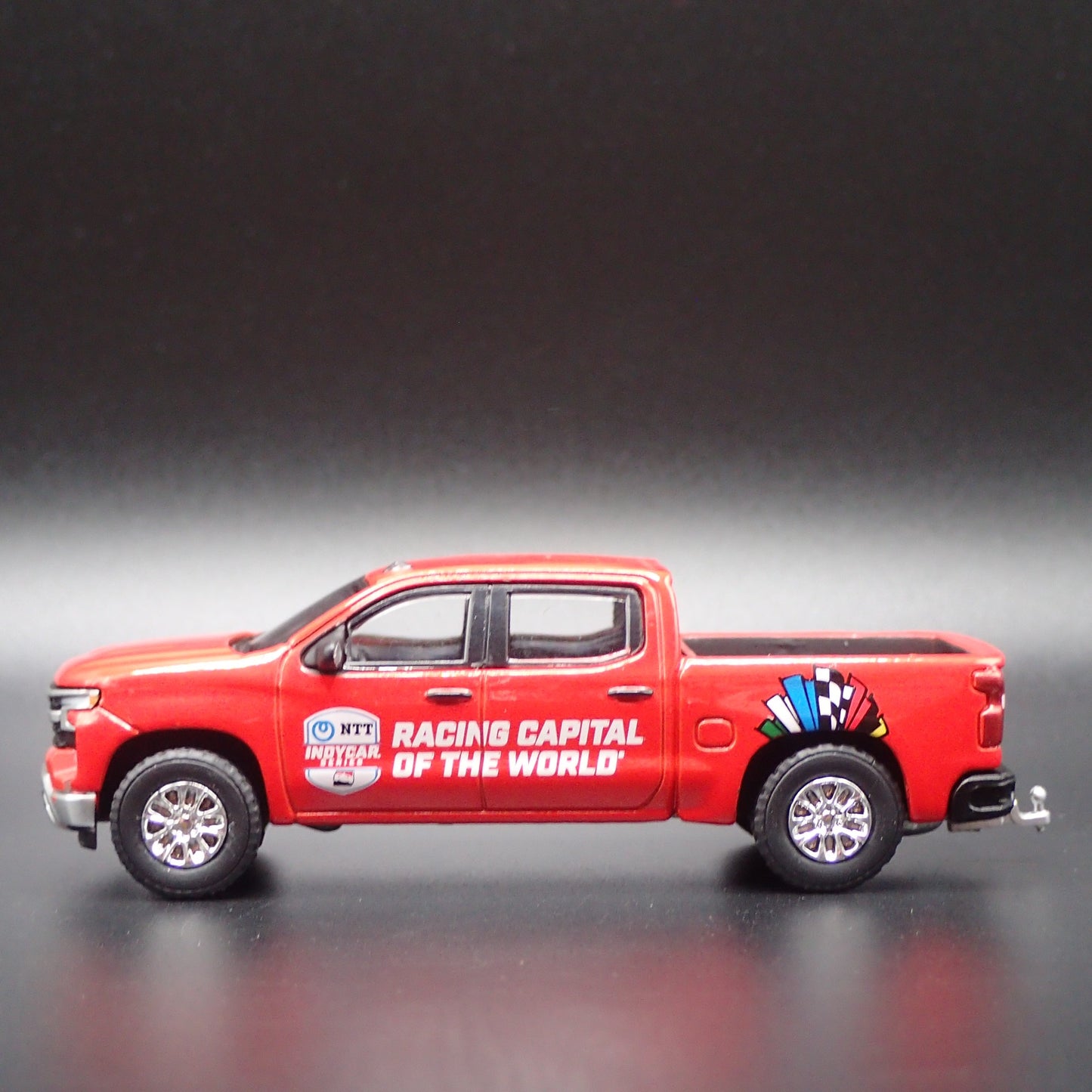 2023 23 CHEVY CHEVROLET SILVERADO INDY 500 TRUCK W HITCH 1:64 DIECAST MODEL CAR