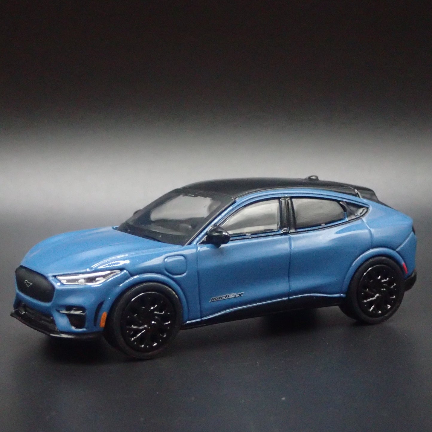2021-2025 FORD MUSTANG MACH E GT ELECTRIC SUV BLUE 1/64 SCALE DIECAST MODEL CAR