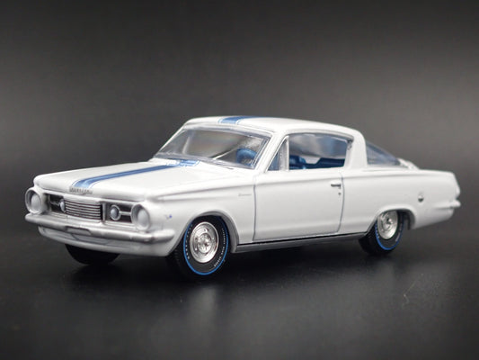 1964 64 PLYMOUTH BARRACUDA RARE 1/64 SCALE COLLECTIBLE DIORAMA DIECAST MODEL CAR-Burning Rubber Toy Company