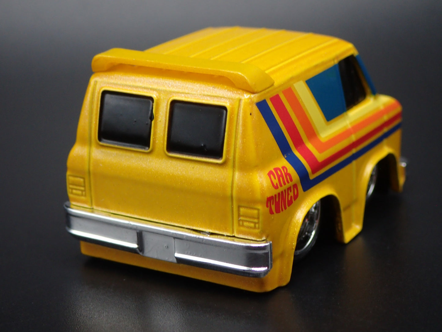 1979 79 GMC VANDURA PANEL VAN CAR TUNED YELLOW 1/64 SCALE DIECAST MODEL CAR
