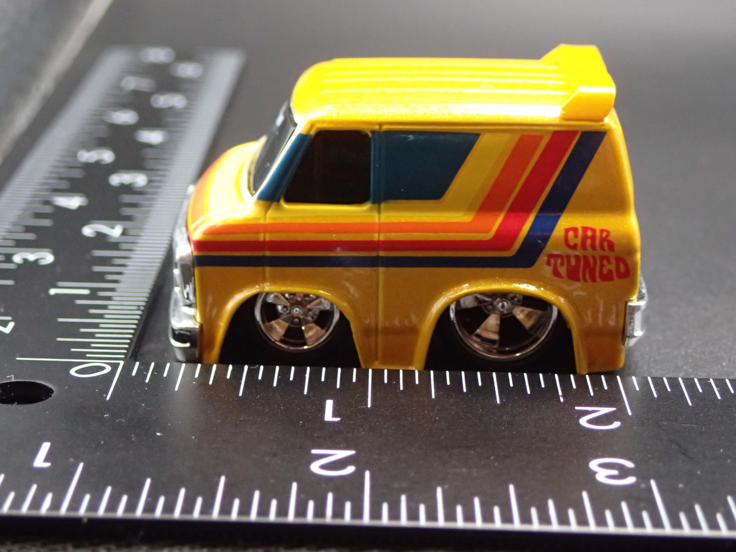 1979 79 GMC VANDURA PANEL VAN CAR TUNED YELLOW 1/64 SCALE DIECAST MODEL CAR