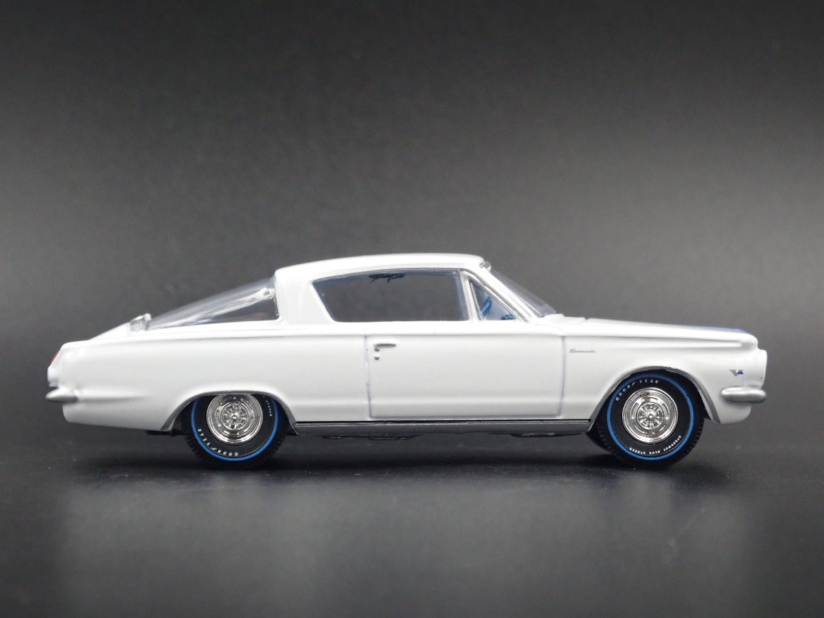 1964 64 PLYMOUTH BARRACUDA RARE 1/64 SCALE COLLECTIBLE DIORAMA DIECAST MODEL CAR-Burning Rubber Toy Company