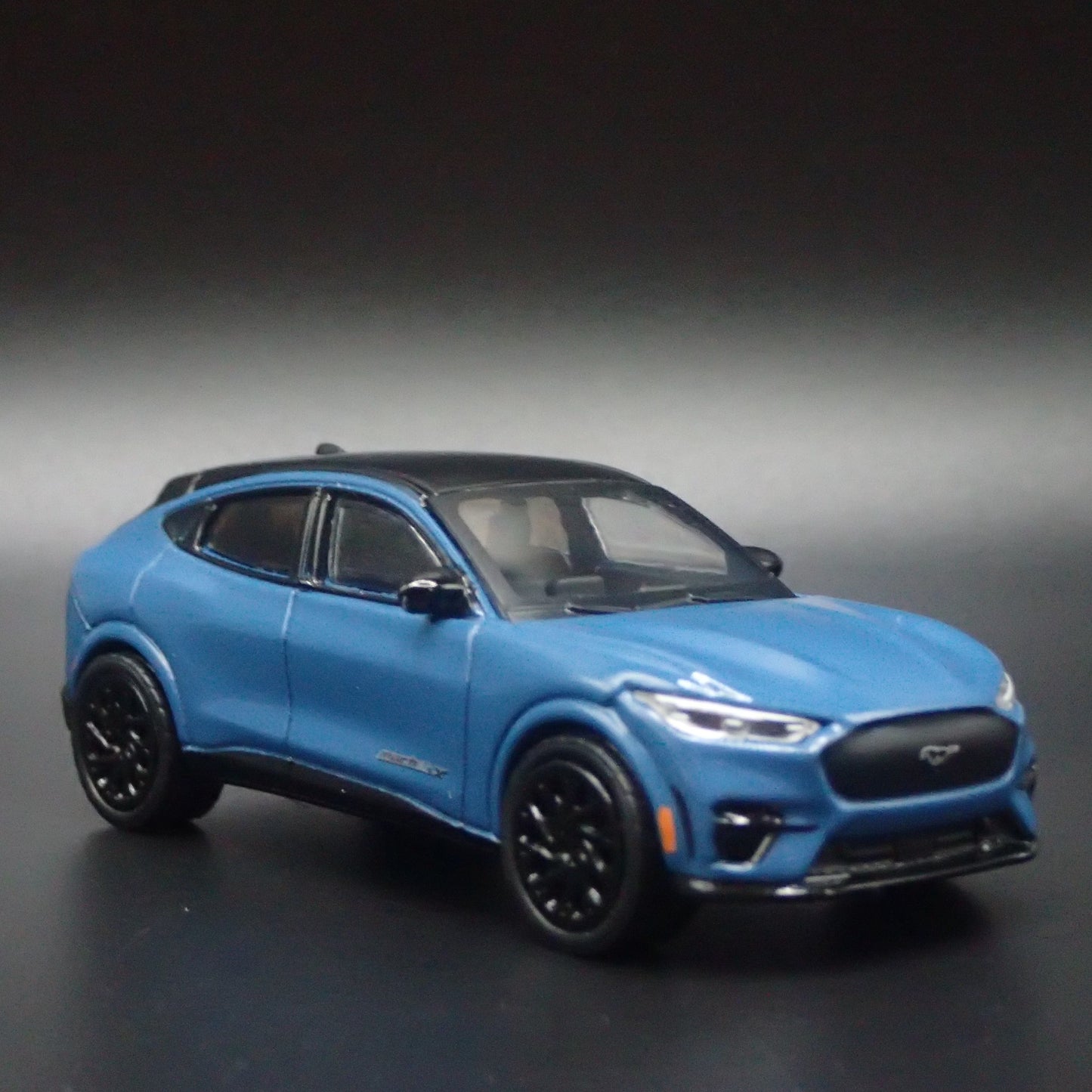 2021-2025 FORD MUSTANG MACH E GT ELECTRIC SUV BLUE 1/64 SCALE DIECAST MODEL CAR
