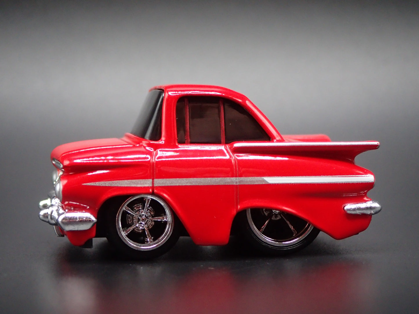 1959 59 CHEVY CHEVROLET IMPALA CAR TUNED RED 1:64 SCALE DIECAST MODEL CAR