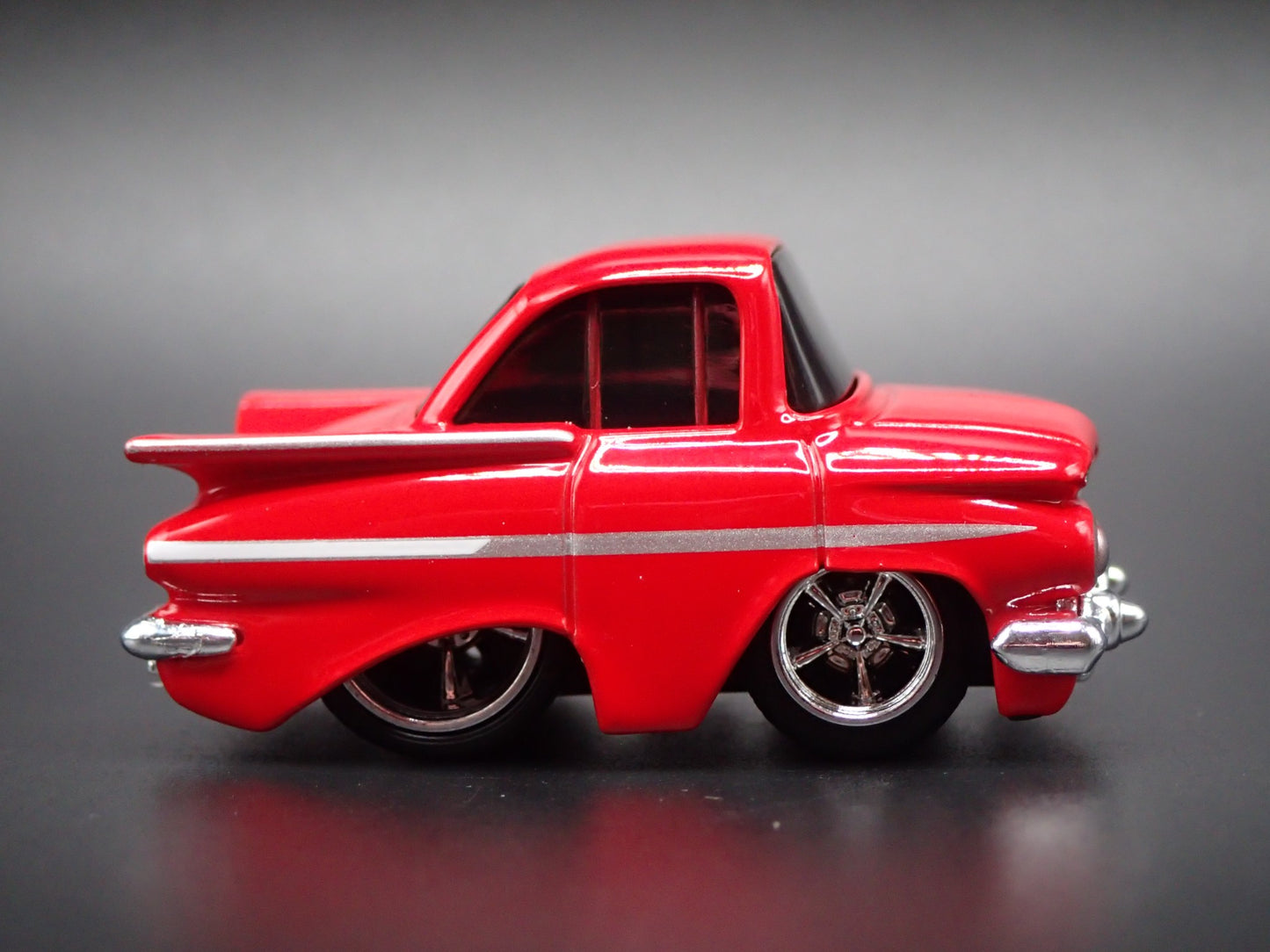 1959 59 CHEVY CHEVROLET IMPALA CAR TUNED RED 1:64 SCALE DIECAST MODEL CAR