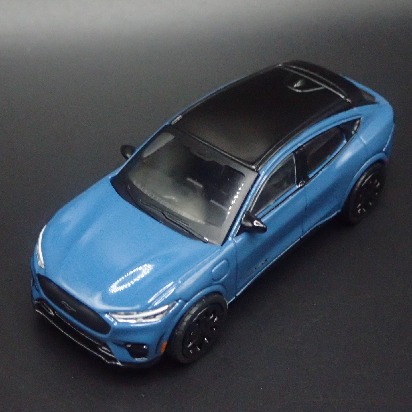 2021-2025 FORD MUSTANG MACH E GT ELECTRIC SUV BLUE 1/64 SCALE DIECAST MODEL CAR