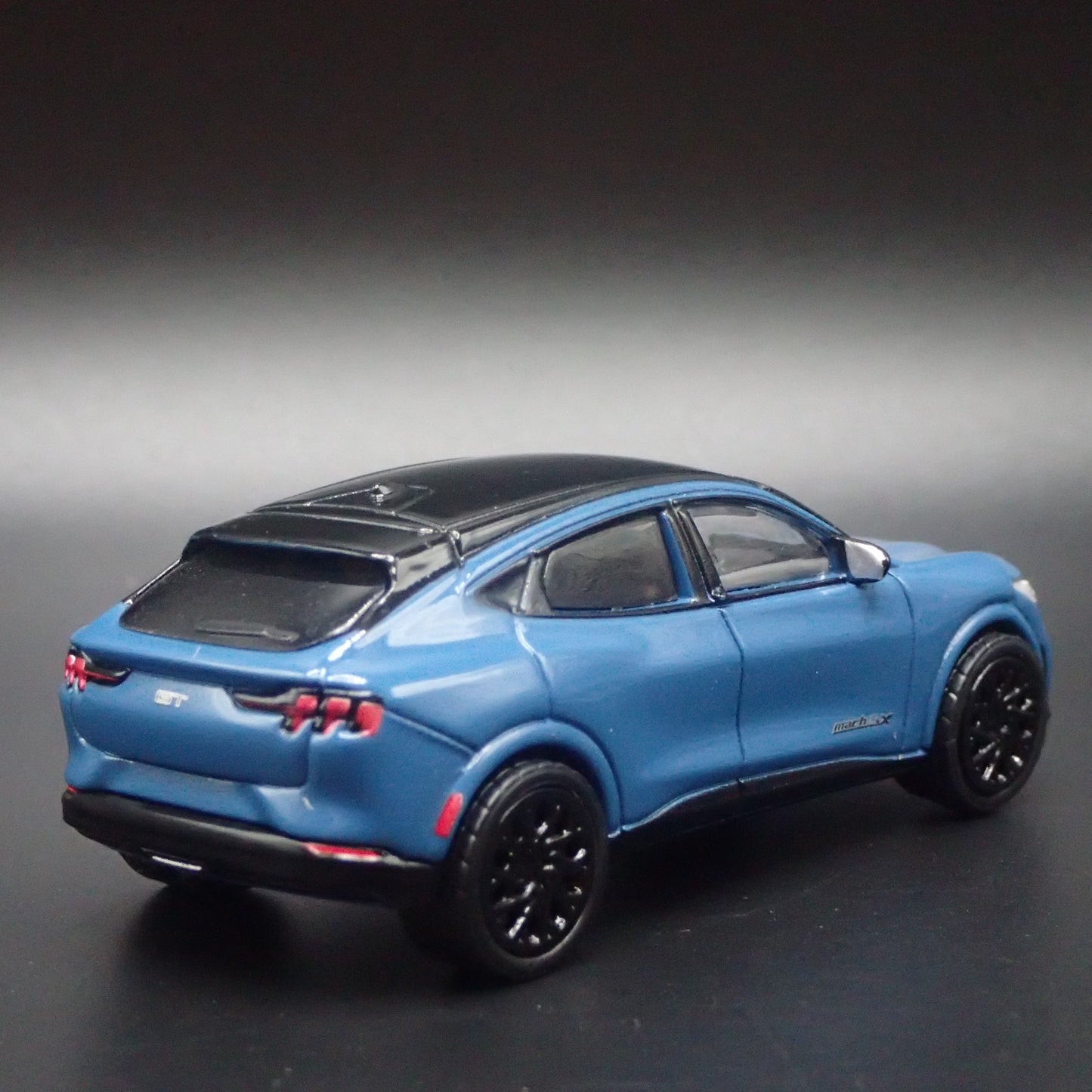 2021-2025 FORD MUSTANG MACH E GT ELECTRIC SUV BLUE 1/64 SCALE DIECAST MODEL CAR