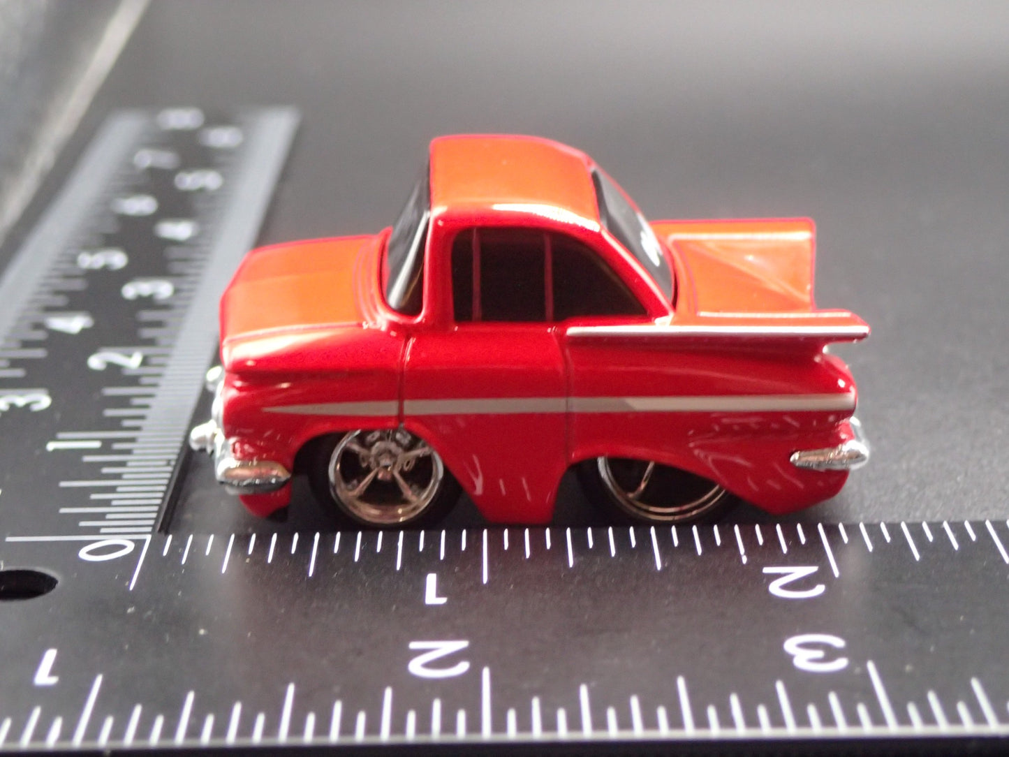 1959 59 CHEVY CHEVROLET IMPALA CAR TUNED RED 1:64 SCALE DIECAST MODEL CAR