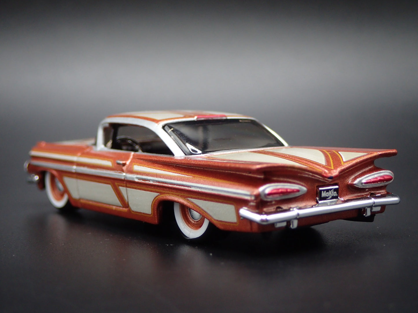 1959 59 CHEVY CHEVROLET IMPALA BROWN 1:64 SCALE COLLECTIBLE DIECAST MODEL CAR