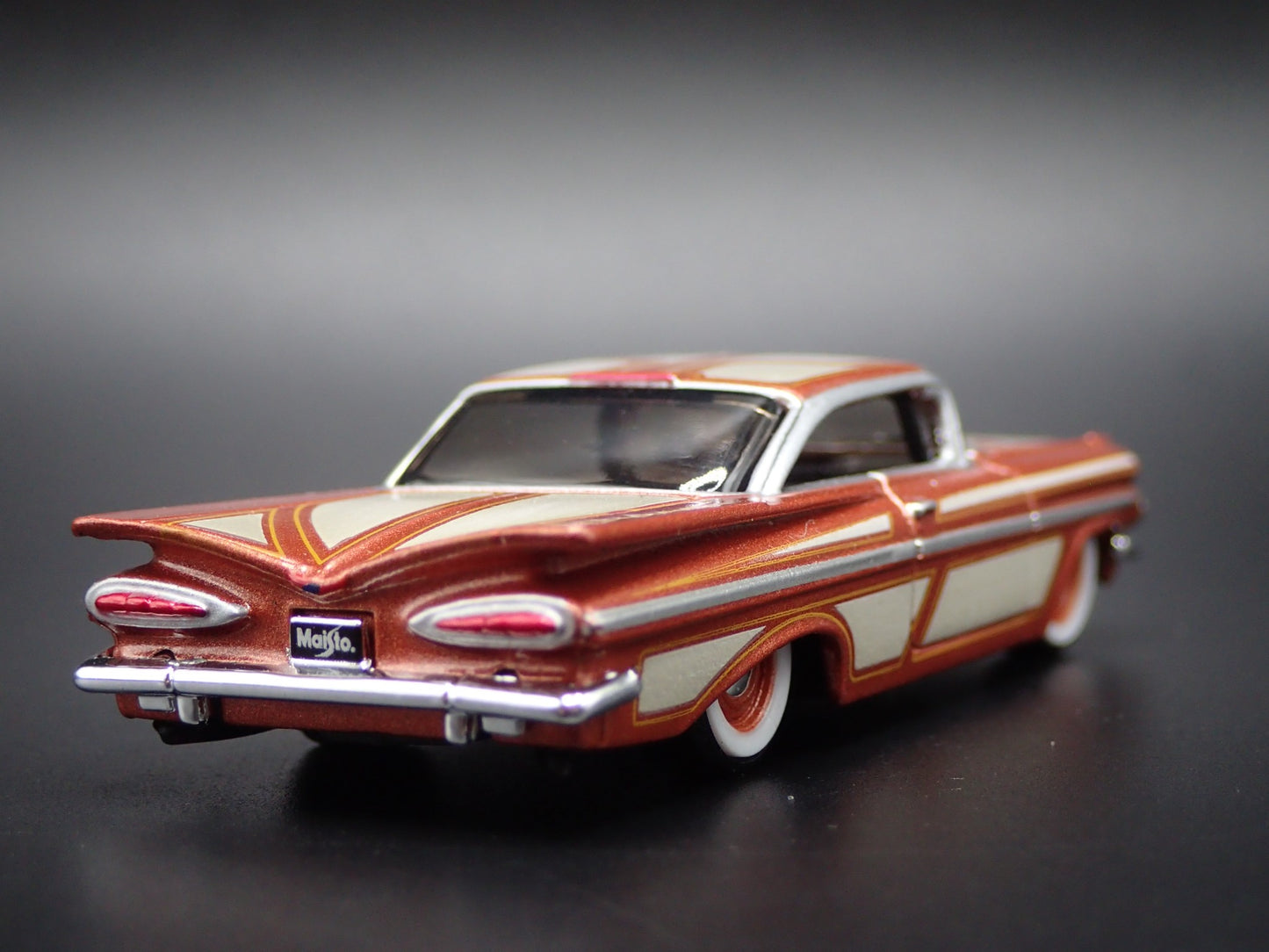 1959 59 CHEVY CHEVROLET IMPALA BROWN 1:64 SCALE COLLECTIBLE DIECAST MODEL CAR