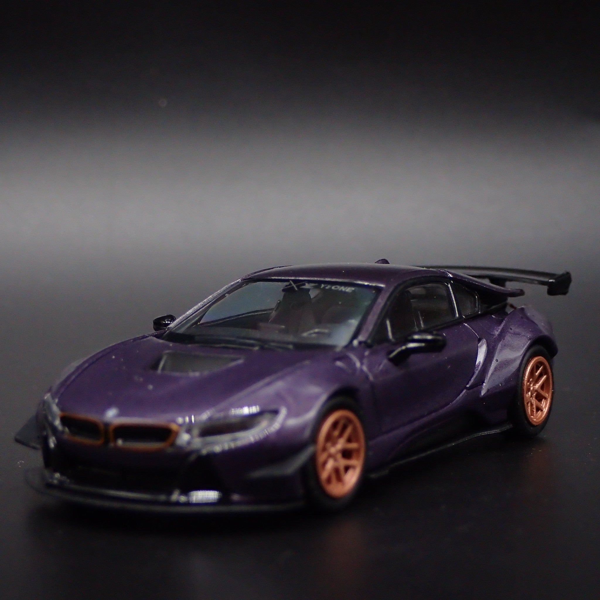 2014-2020 BMW i8 LIBERTY WALK LBWK RARE 1:64 SCALE DIORAMA DIECAST MOD ...