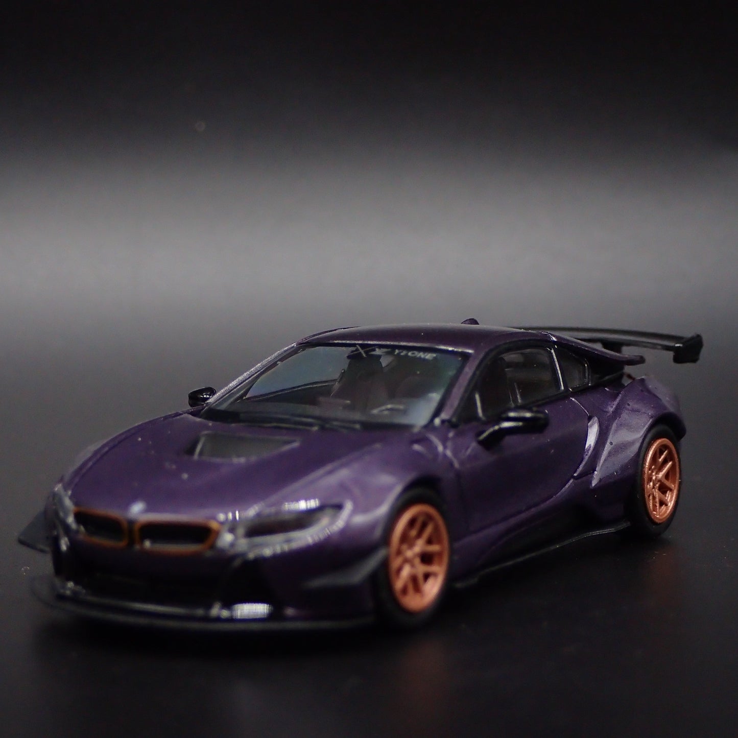 2014-2020 BMW i8 LIBERTY WALK LBWK RARE 1:64 SCALE DIORAMA DIECAST MODEL CAR