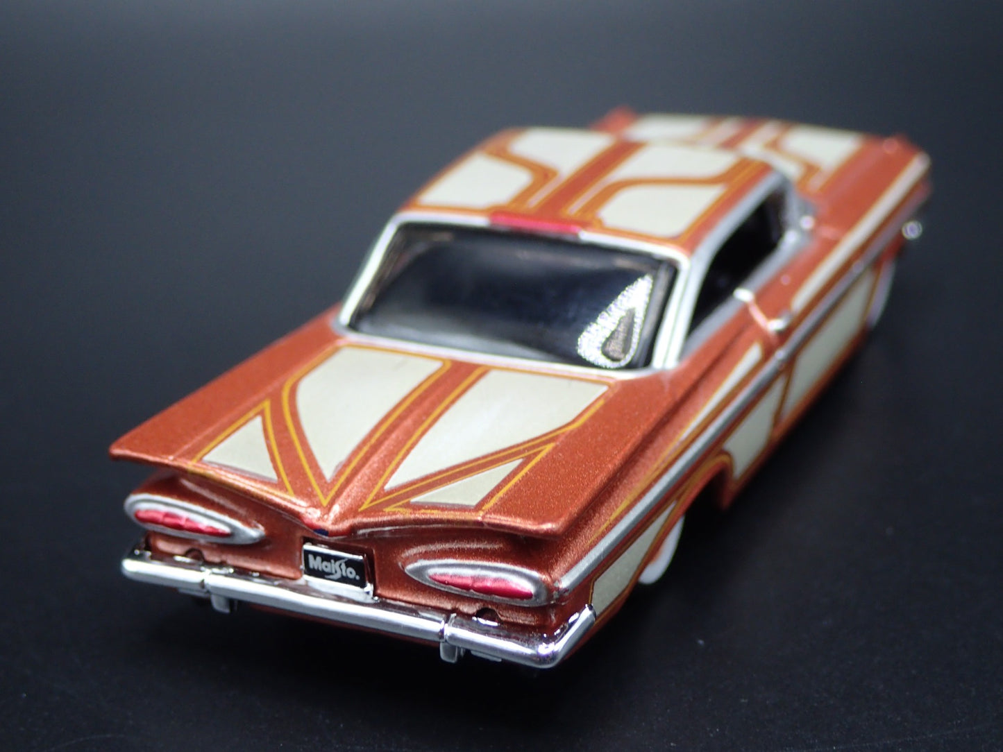 1959 59 CHEVY CHEVROLET IMPALA BROWN 1:64 SCALE COLLECTIBLE DIECAST MODEL CAR