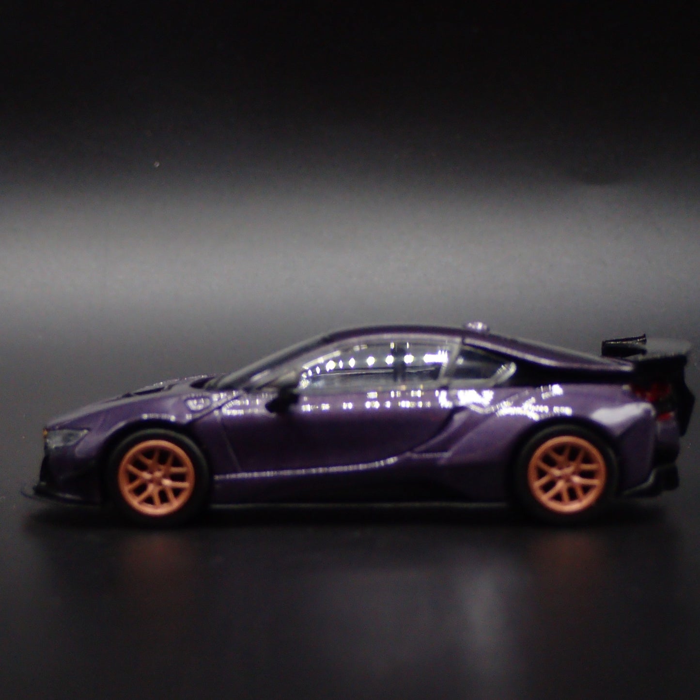 2014-2020 BMW i8 LIBERTY WALK LBWK RARE 1:64 SCALE DIORAMA DIECAST MODEL CAR