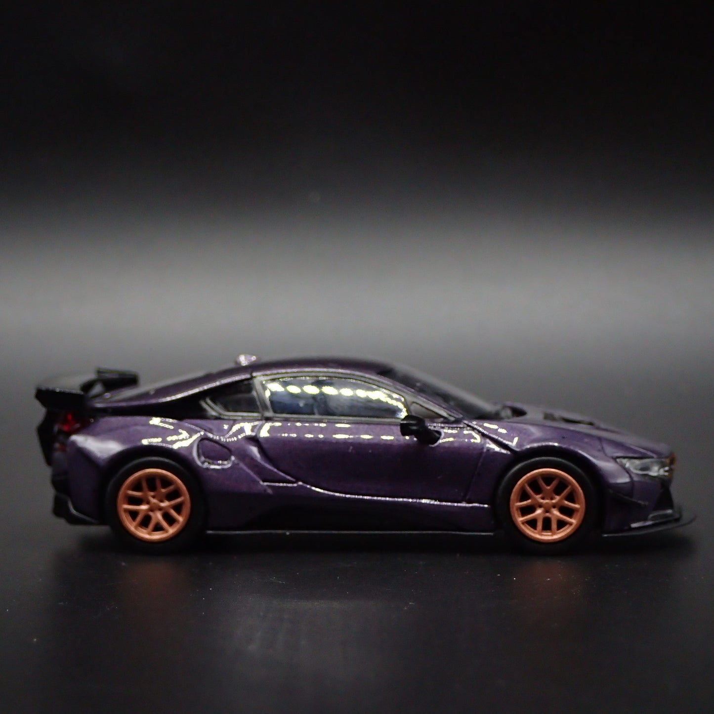 2014-2020 BMW i8 LIBERTY WALK LBWK RARE 1:64 SCALE DIORAMA DIECAST MODEL CAR