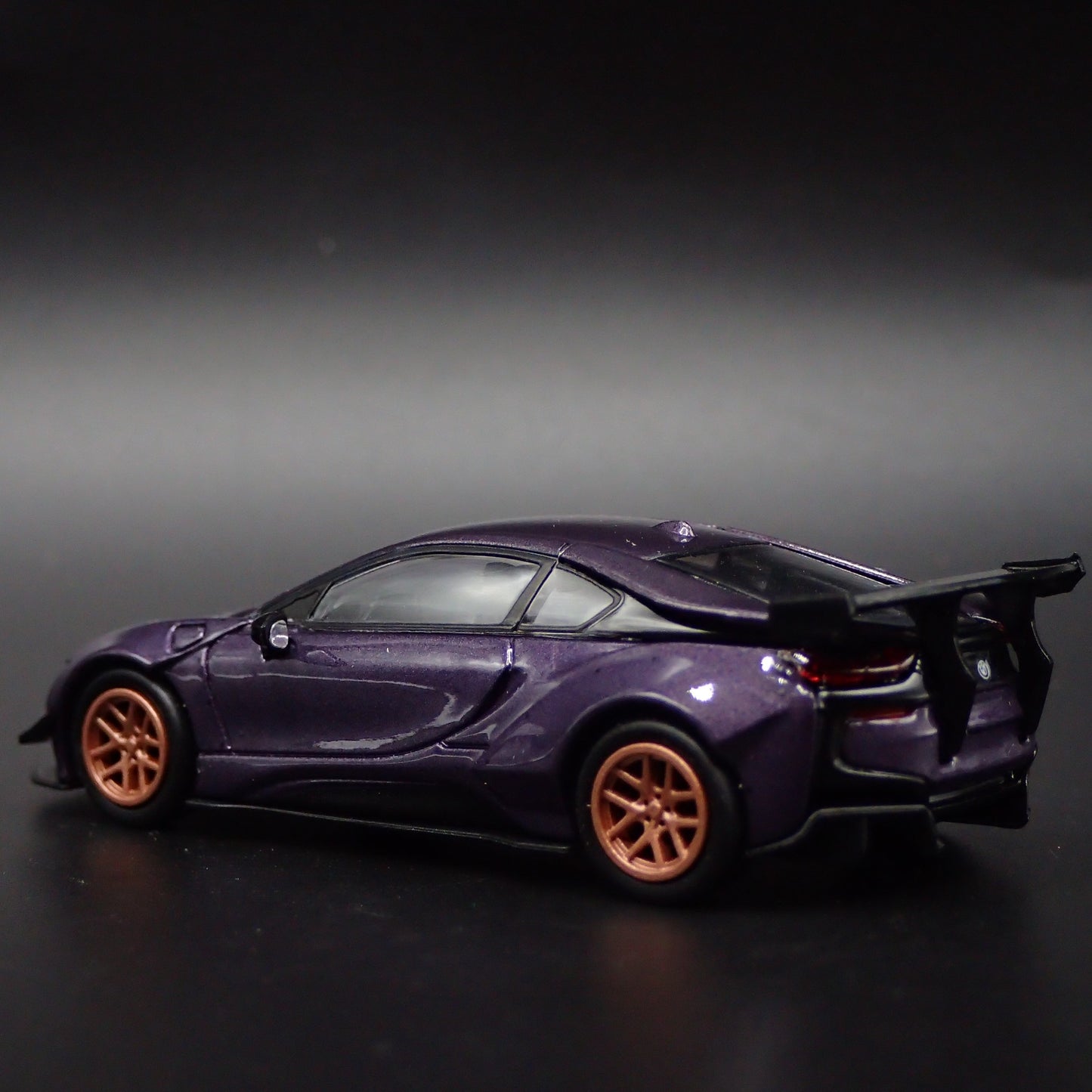 2014-2020 BMW i8 LIBERTY WALK LBWK RARE 1:64 SCALE DIORAMA DIECAST MODEL CAR