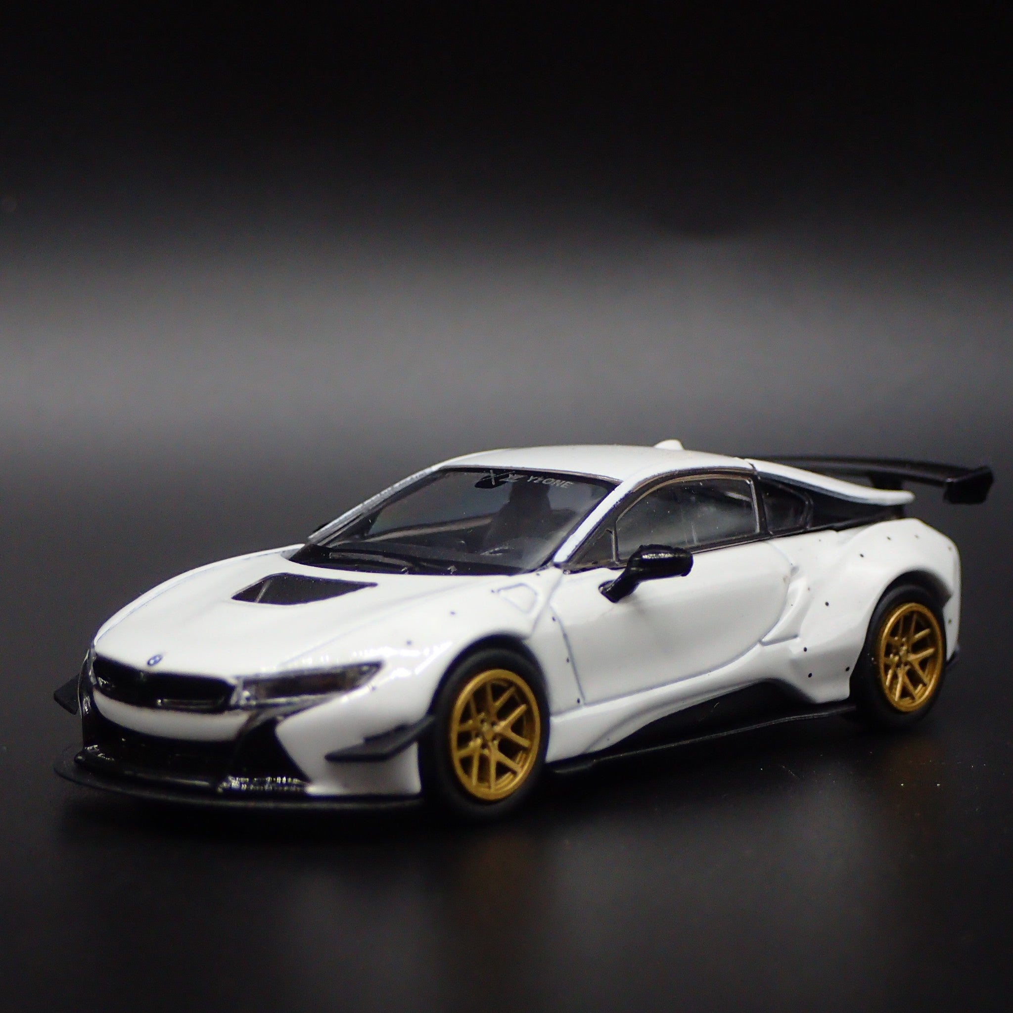 2014-2020 BMW i8 LIBERTY WALK LBWK RARE 1:64 SCALE DIORAMA DIECAST MOD ...