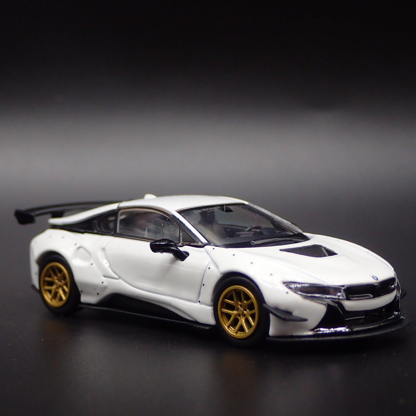 2014-2020 BMW i8 LIBERTY WALK LBWK RARE 1:64 SCALE DIORAMA DIECAST MODEL CAR
