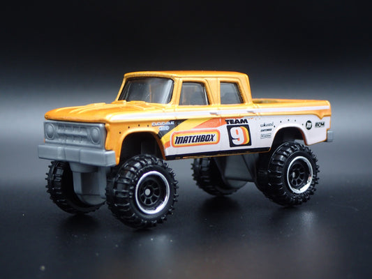 1968 68 DODGE D200 CREW CAB 4X4 PICKUP TRUCK RARE 1/64 SCALE DIECAST MODEL CAR-Burning Rubber Toy Company