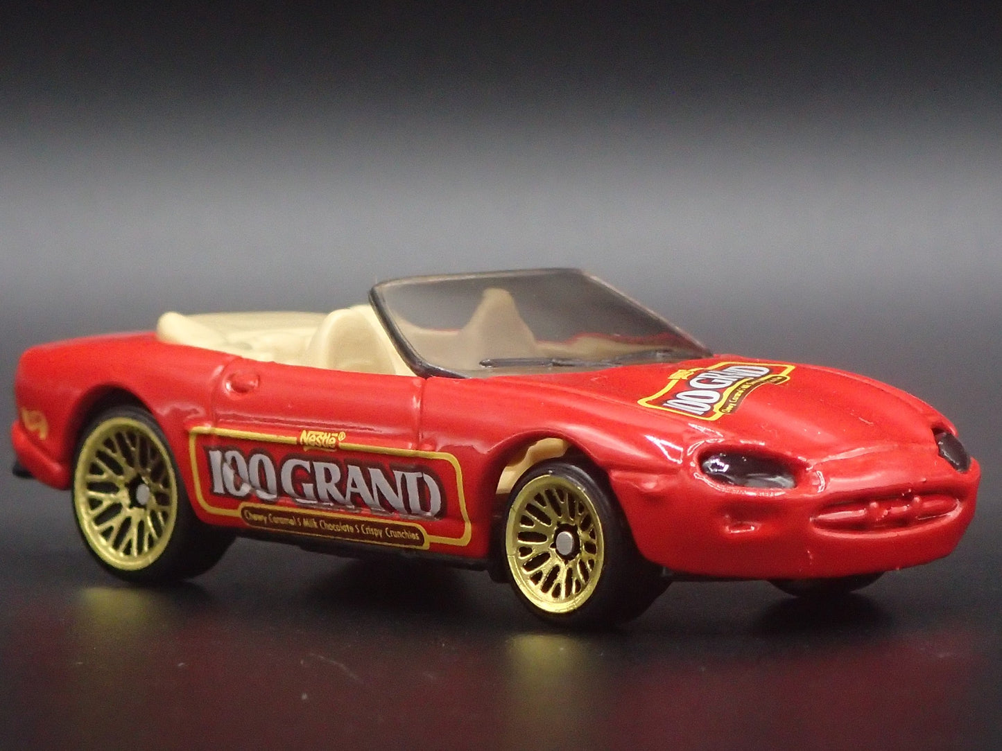 1996-2006 JAGUAR XK8 CONVERTIBLE 100 GRAND CANDY 1/64 SCALE DIECAST MODEL CAR