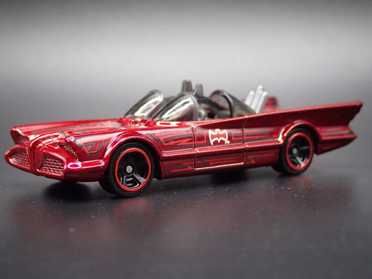 1966 66 BATMAN BATMOBILE ADAM WEST RED 1/64 SCALE COLLECTIBLE DIECAST MODEL CAR