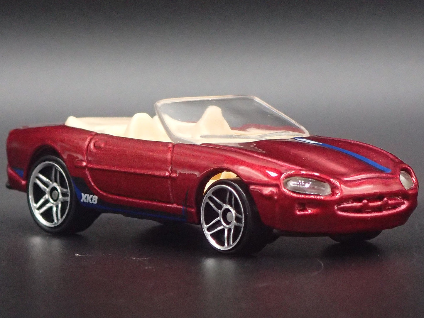1996-2006 JAGUAR XK8 CONVERTIBLE RED 1/64 SCALE COLLECTIBLE DIECAST MODEL CAR
