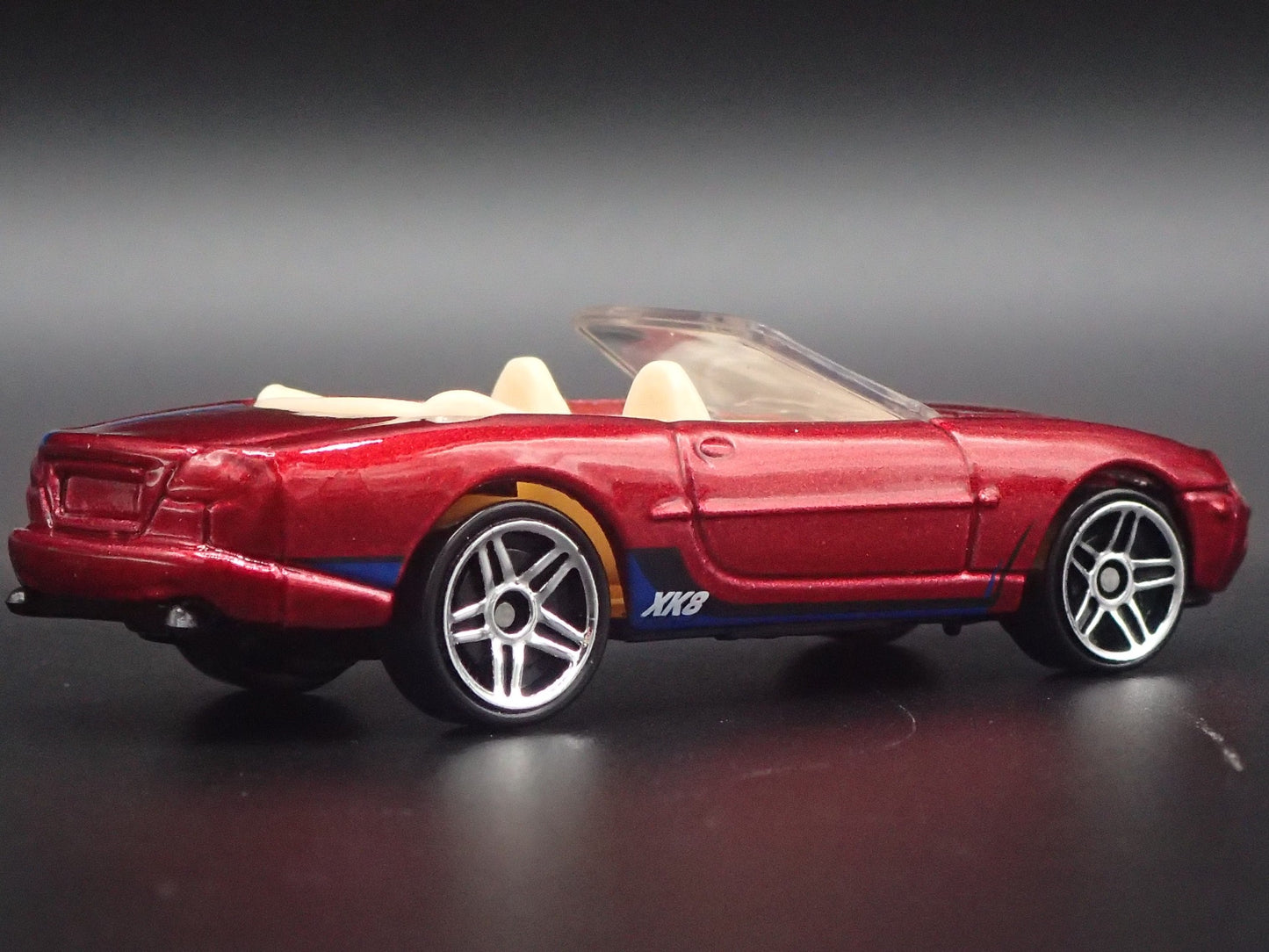 1996-2006 JAGUAR XK8 CONVERTIBLE RED 1/64 SCALE COLLECTIBLE DIECAST MODEL CAR