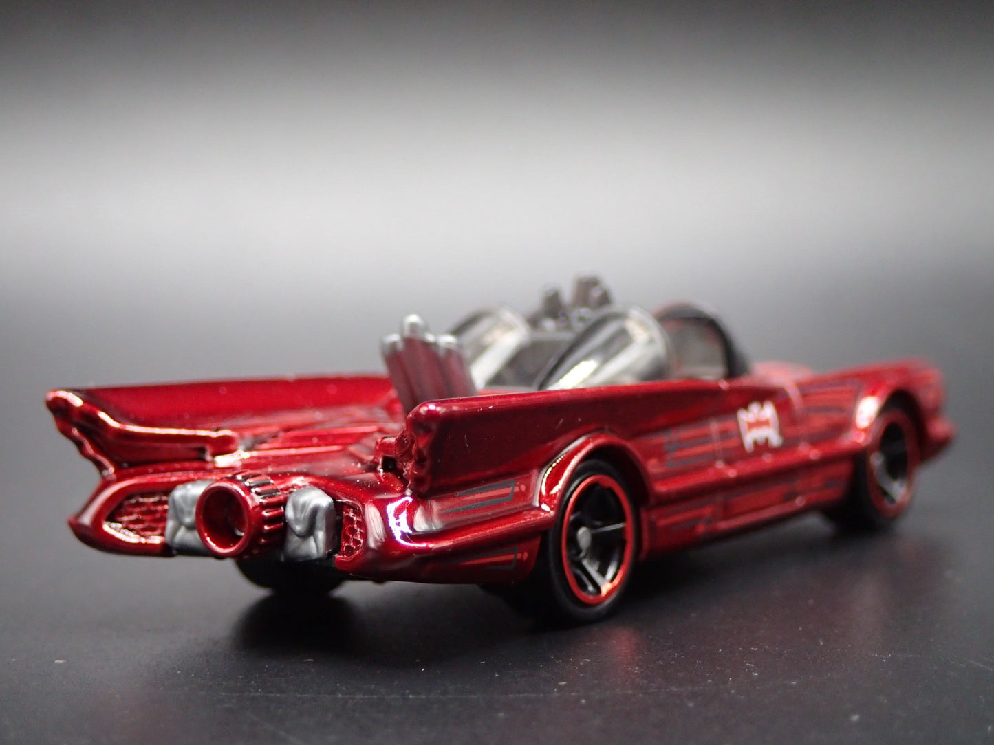 1966 66 BATMAN BATMOBILE ADAM WEST RED 1/64 SCALE COLLECTIBLE DIECAST MODEL CAR