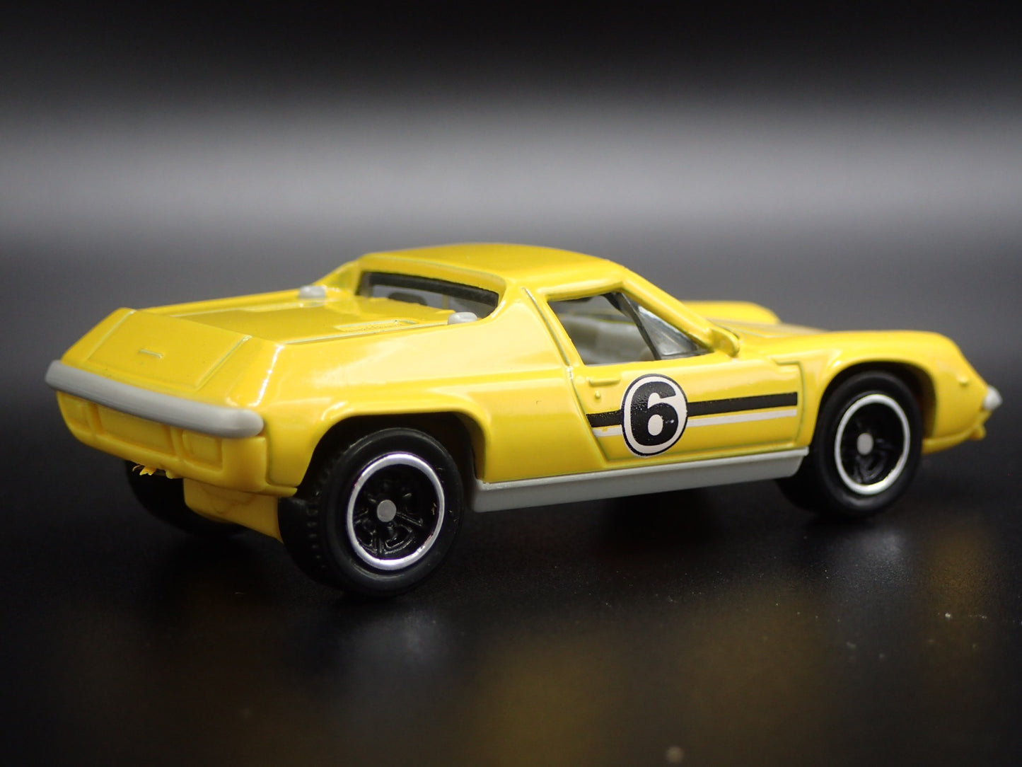 1966-1975 LOTUS EUROPA SPECIAL YELLOW 1/64 SCALE DIORAMA DIECAST MODEL CAR