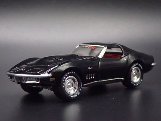 1969 69 CHEVROLET CHEVY CORVETTE L88 BLACK 1:64 SCALE DIORAMA DIECAST MODEL CAR