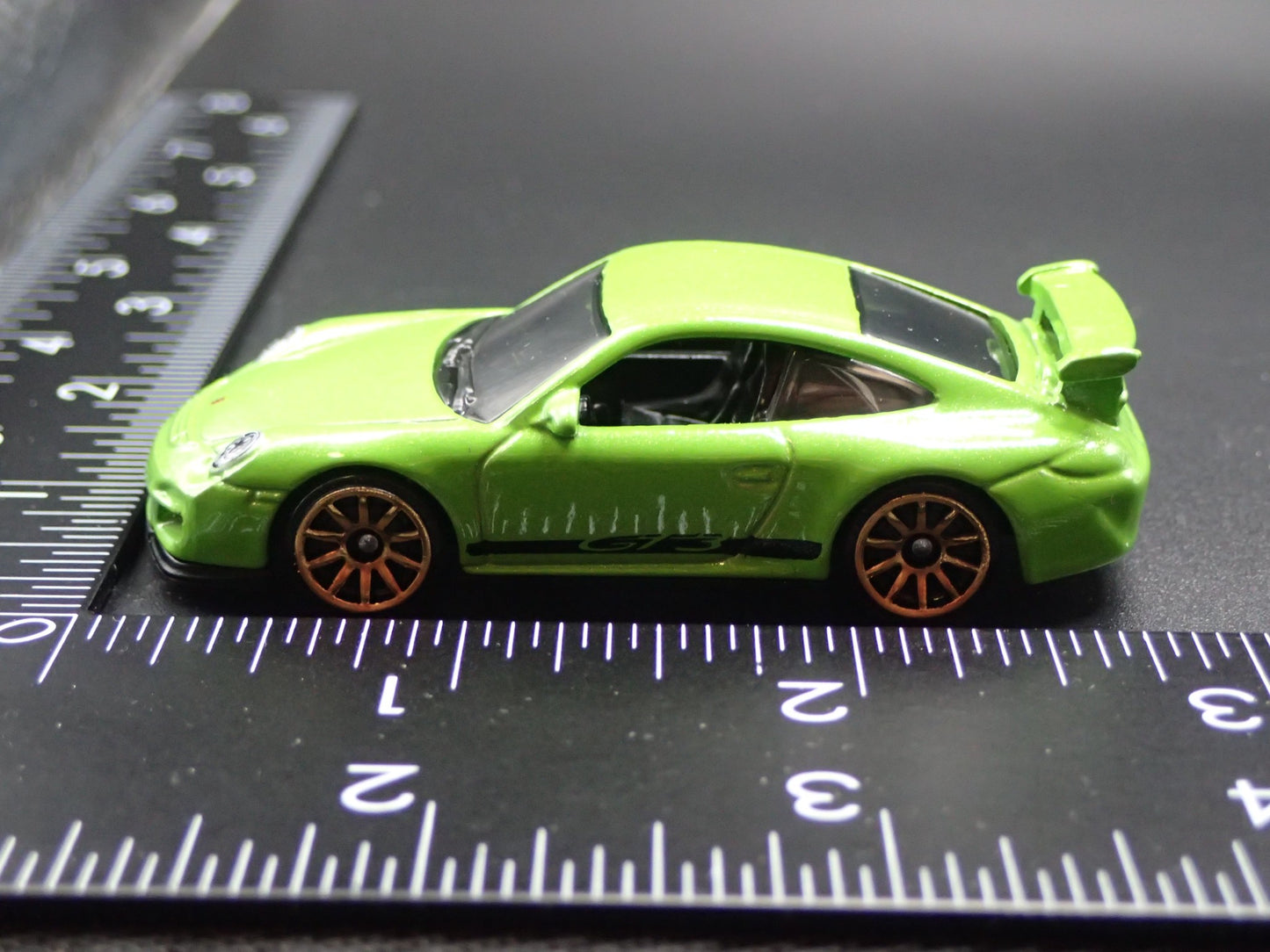 1999-2005 PORSCHE 911 GT3 RS 996 GREEN 1:64 SCALE COLLECTIBLE DIECAST MODEL CAR