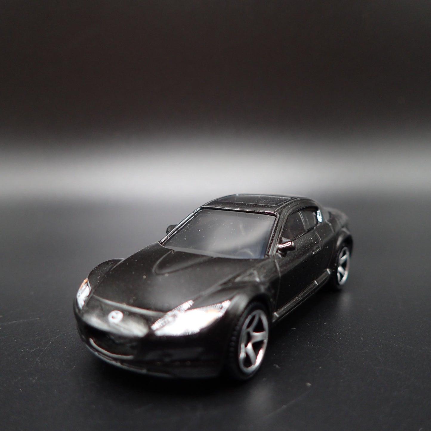 2003-2012 MAZDA RX8 JDM BLACK 1:64 SCALE COLLECTIBLE DIORAMA DIECAST MODEL CAR