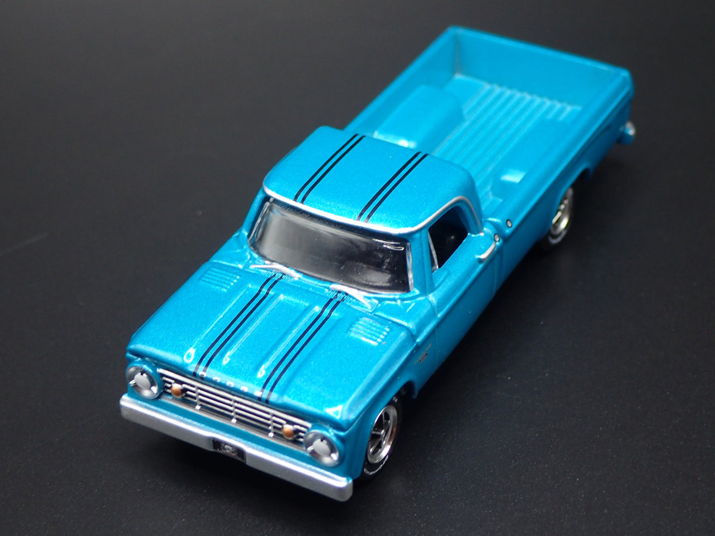 1967 67 DODGE D200 PICKUP TRUCK w HITCH TEAL 1/64 SCALE DIECAST MODEL CAR