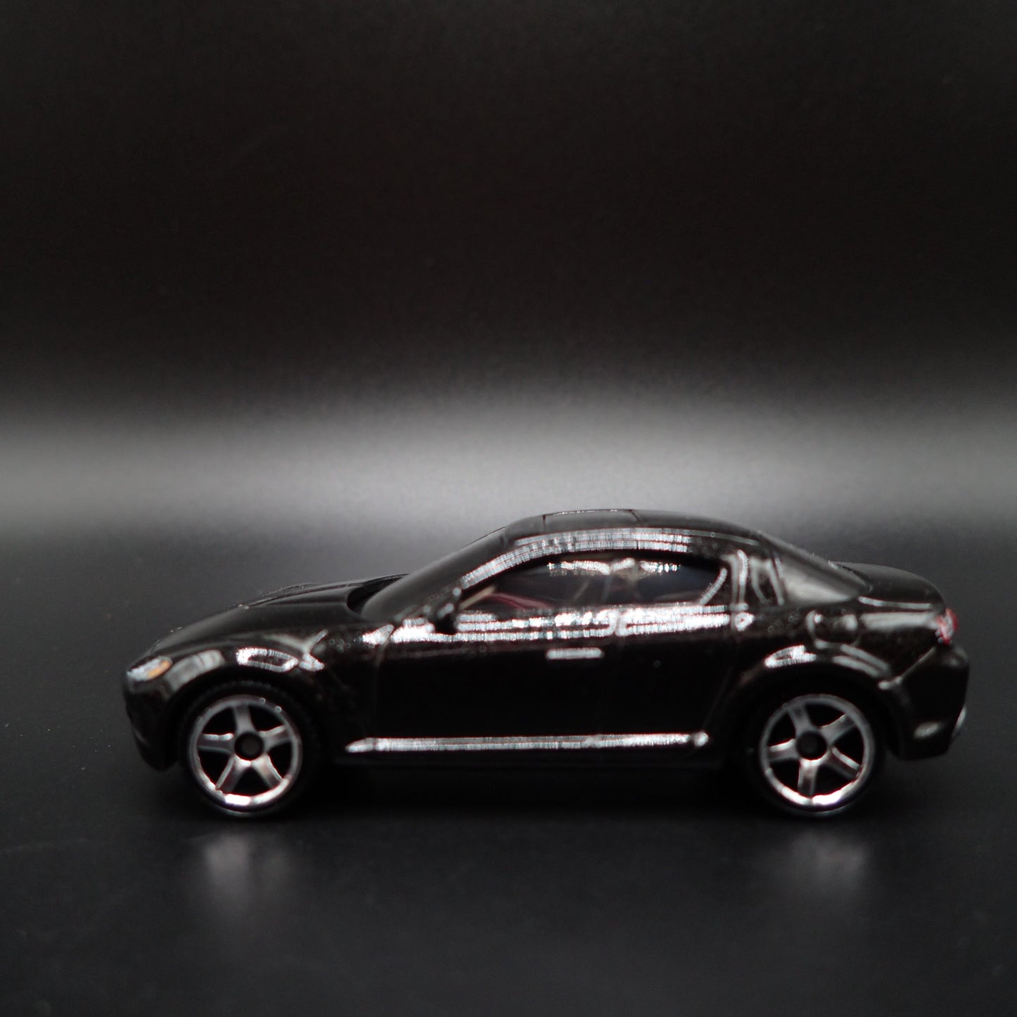 2003-2012 MAZDA RX8 JDM BLACK 1:64 SCALE COLLECTIBLE DIORAMA DIECAST MODEL CAR
