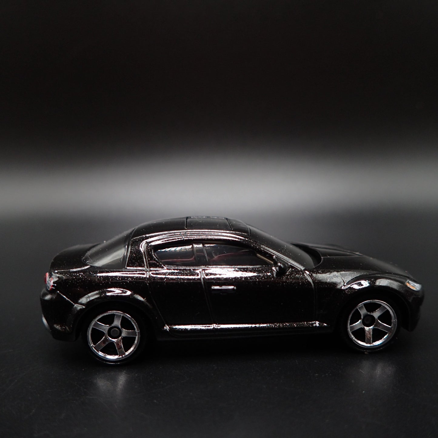 2003-2012 MAZDA RX8 JDM BLACK 1:64 SCALE COLLECTIBLE DIORAMA DIECAST MODEL CAR