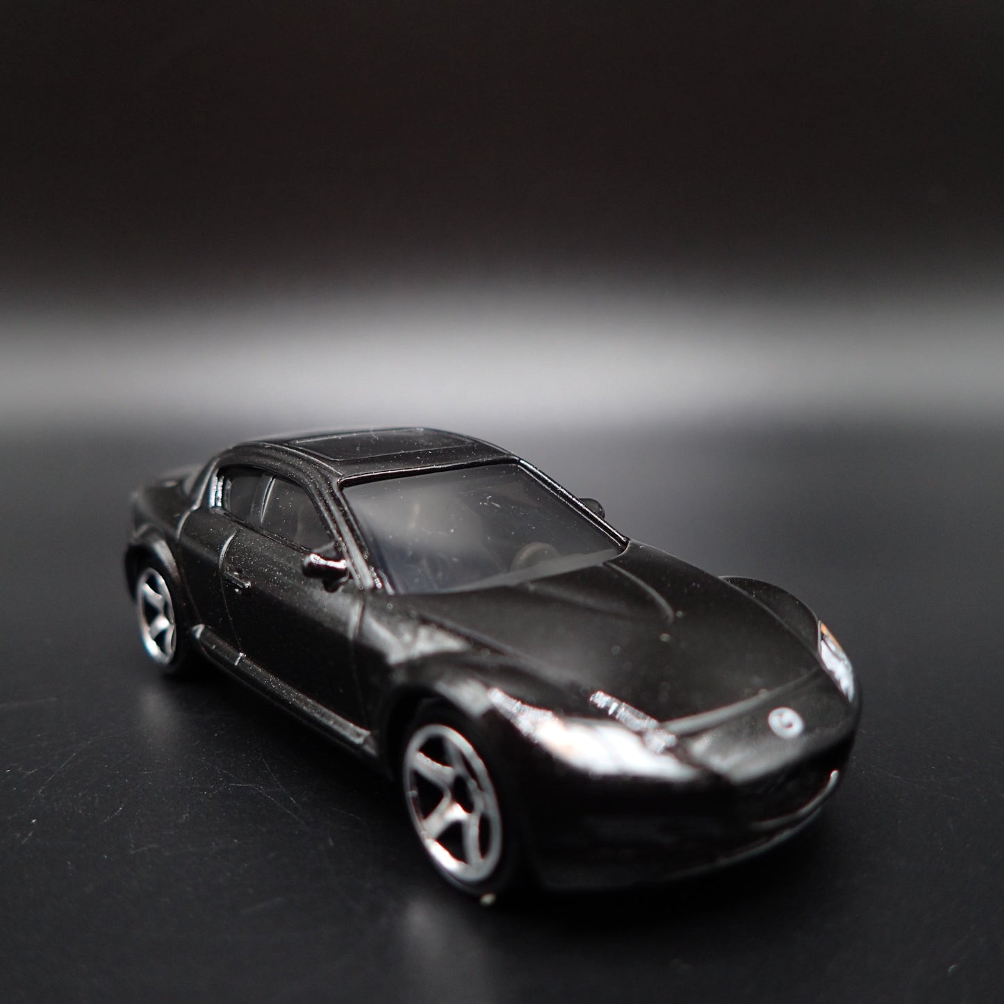 2003-2012 MAZDA RX8 JDM BLACK 1:64 SCALE COLLECTIBLE DIORAMA DIECAST MODEL CAR