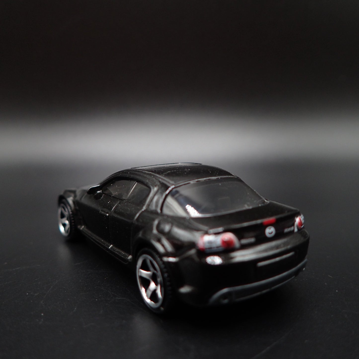 2003-2012 MAZDA RX8 JDM BLACK 1:64 SCALE COLLECTIBLE DIORAMA DIECAST MODEL CAR