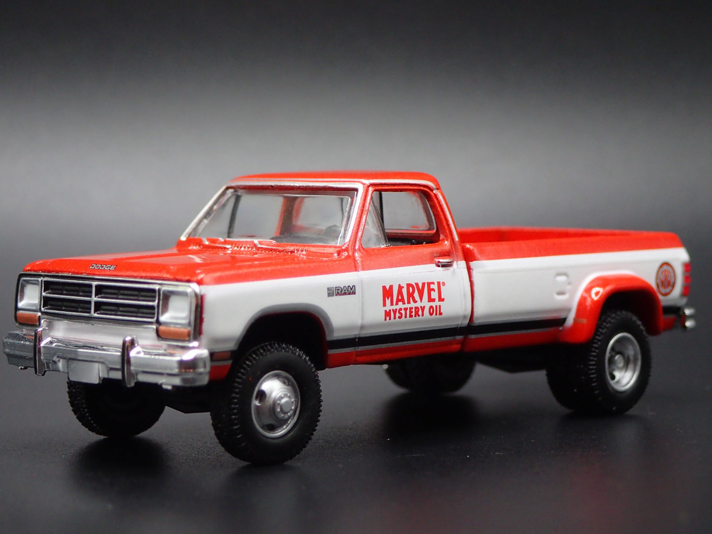 1981-1993 DODGE RAM D350 DUALLY PICKUP TRUCK MARVEL 1/64 SCALE DIECAST MODEL CAR