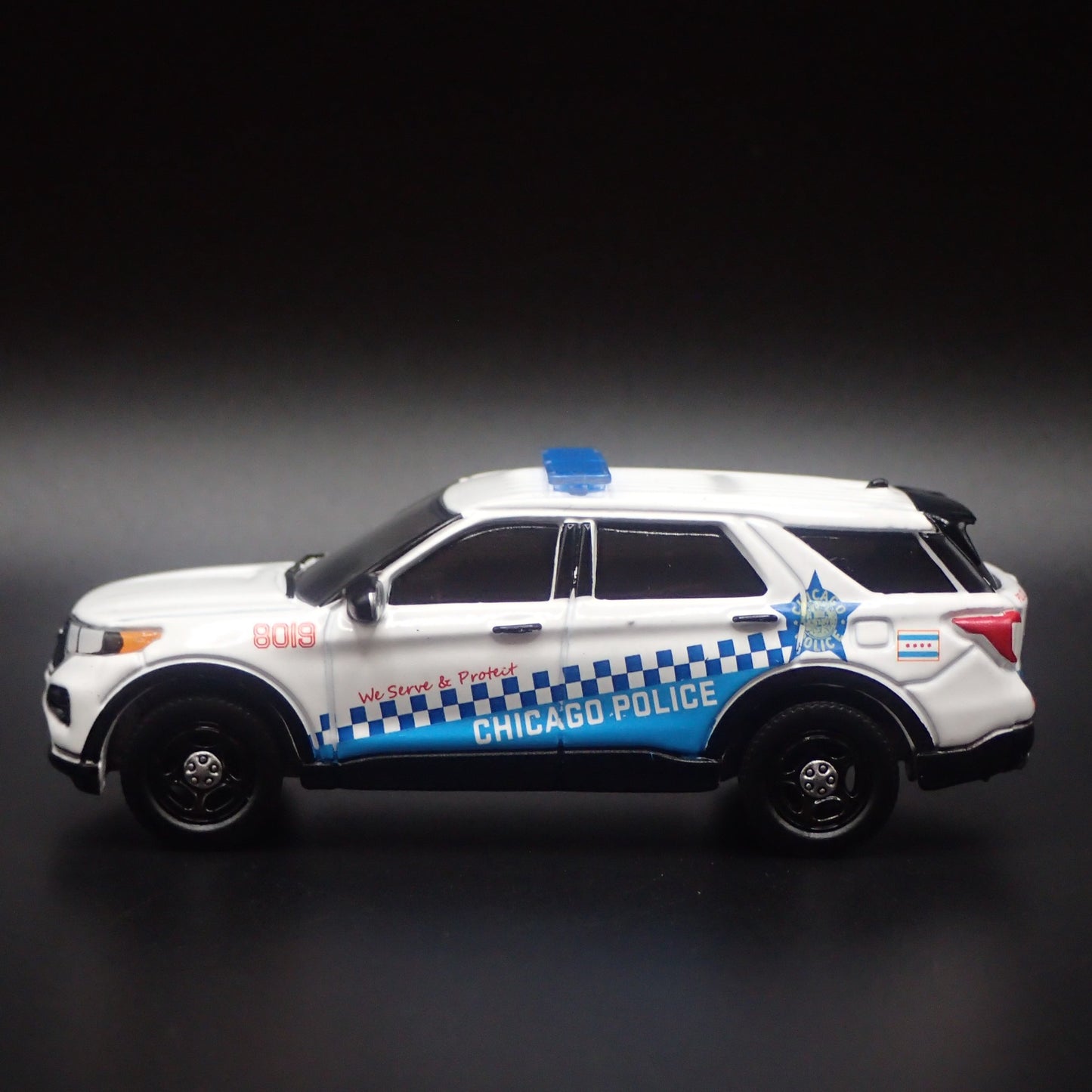 2019 19 FORD EXPLORER POLICE UTILITY CHICAGO PD 1/64 SCALE DIECAST MODEL CAR