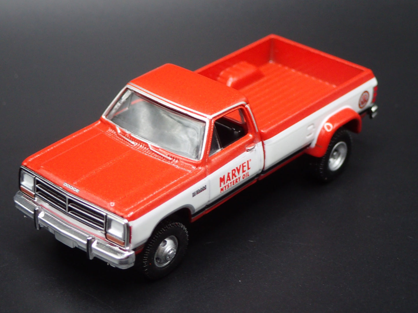 1981-1993 DODGE RAM D350 DUALLY PICKUP TRUCK MARVEL 1/64 SCALE DIECAST MODEL CAR
