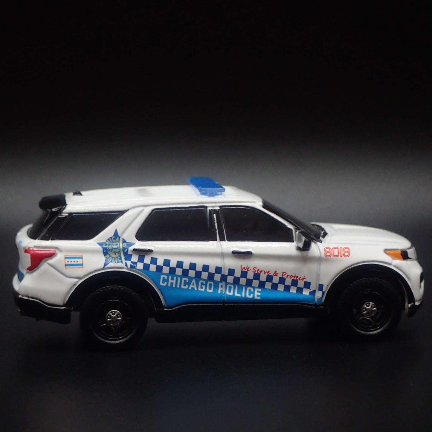 2019 19 FORD EXPLORER POLICE UTILITY CHICAGO PD 1/64 SCALE DIECAST MODEL CAR