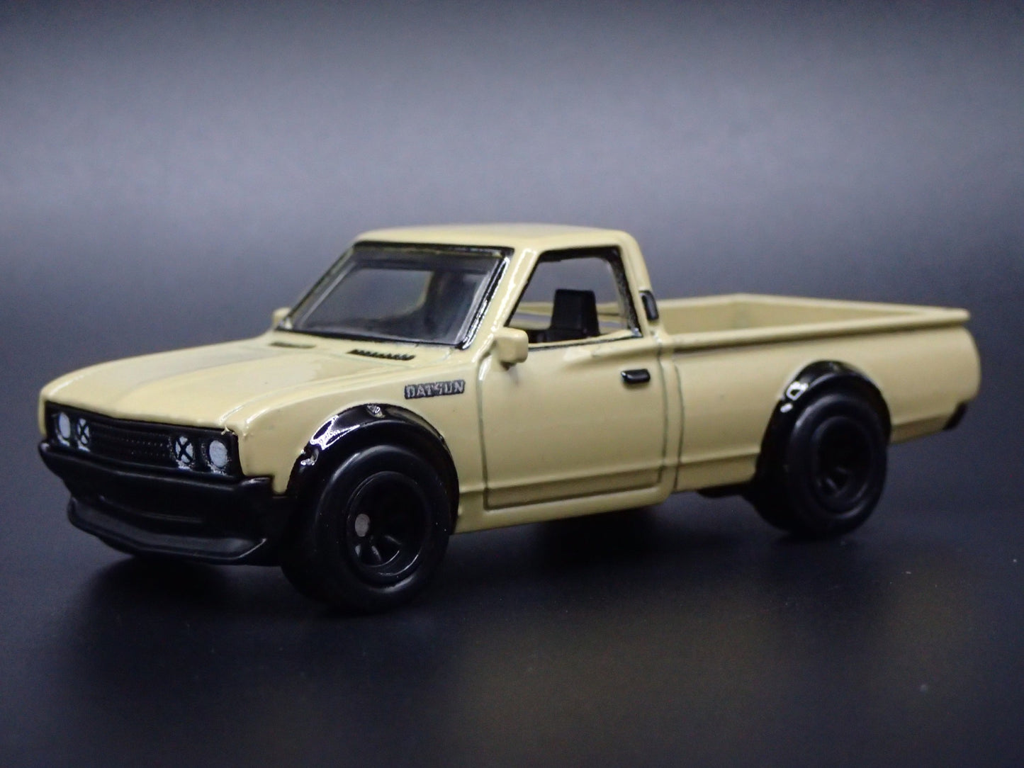 1973-1979 DATSUN 620 PICKUP TRUCK TAN 1:64 SCALE COLLECTIBLE DIECAST MODEL CAR